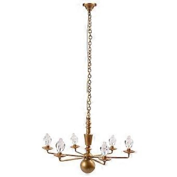 Miniatyr Taklampe Liten Lysende Taklampe Sandbord Bygging DIY Materiale