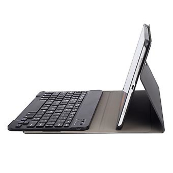 Dy590 Til Galaxy Tab A 10.5 Bluetooth Tastatur + PU Etui Sort