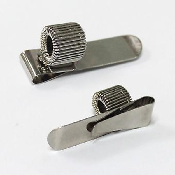 Flexibelt pennklämma lämplig för sjuksköterskor, kurirer och lagerarbetare (Enkelt hål, vertikal insättning)