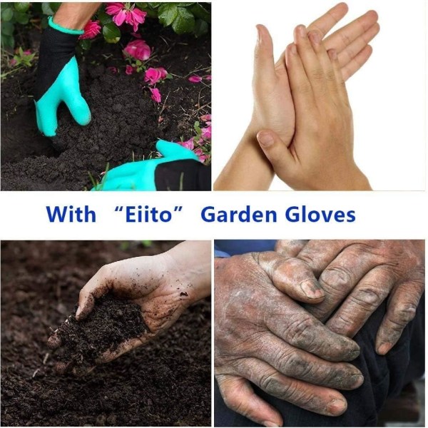Hagehansker med klør, hagehansker for graving og planting
