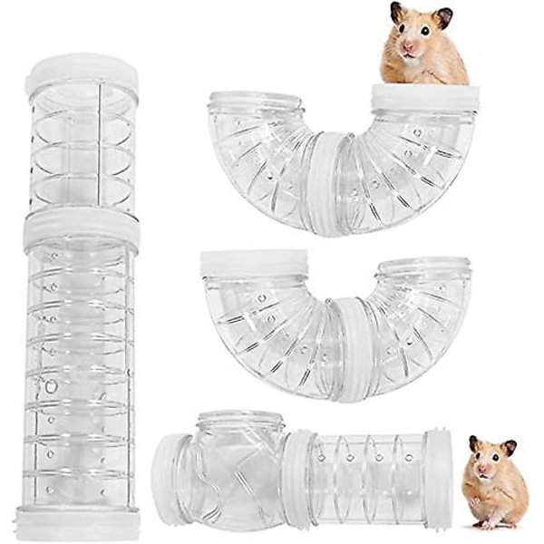 Hamster Tunnel Rörsystem Leksak (Vit)