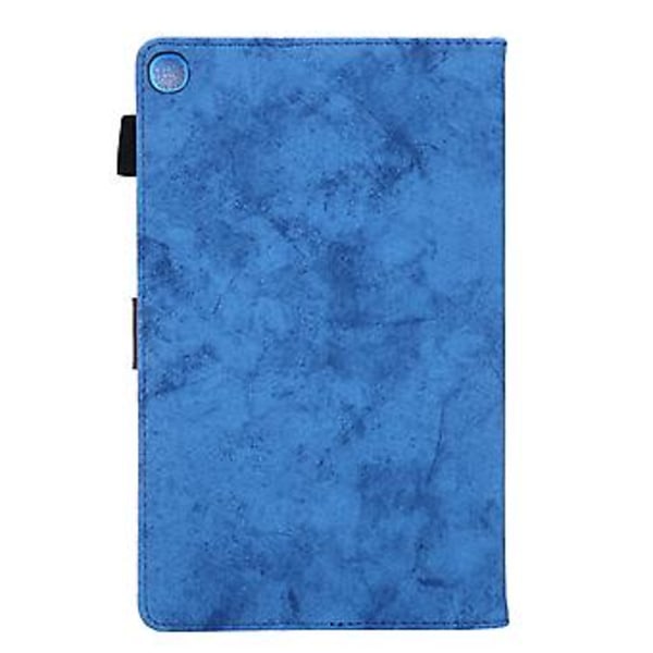 Læder Tablet Etui Til Samsung Galaxy Tab A9 (Blå)