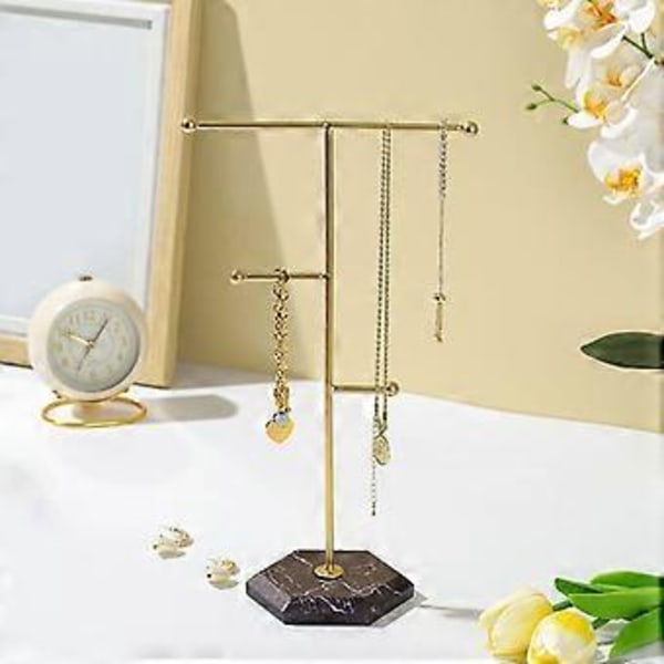 Fashionabel Smyckesförvaringsställ Displayställ för Örhängen Ringar Tillbehör Utrymmesbesparande Halsband Armbandsställ Svart (Svart)
