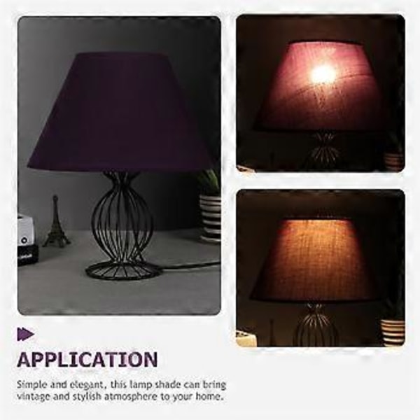 Liten Lampskärm E27 Sockel Vägglampa Skärm Retro Stil Lampskärm Tillbehör