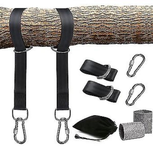 Trägungssvängset Remmar Hängande Kit Med Två Zink Legering Karabinerhakar ( )