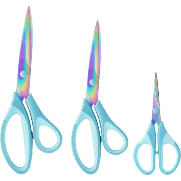 Håndværkssaks, All Purpose Sharp Titanium Blades Saks, Gummi