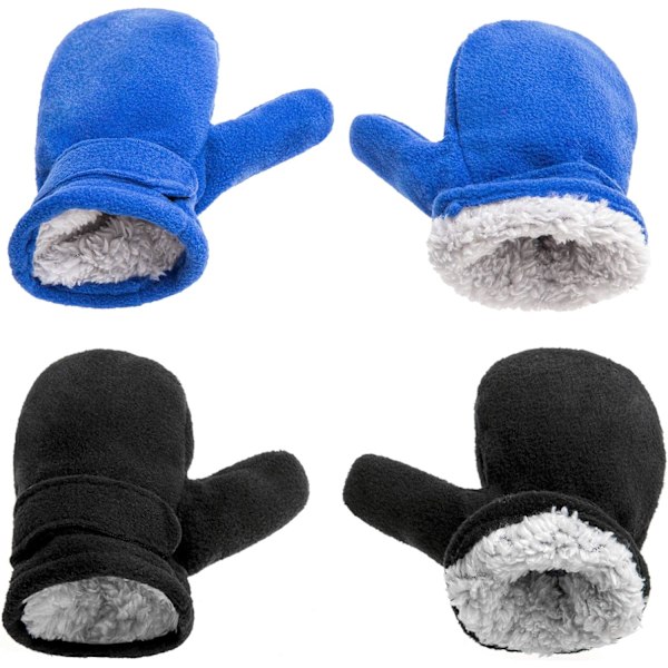 Vinterbarnsvantar Fleecefoder Toddler Boys Varma Mjuka Handskar f