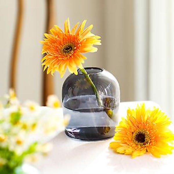 100% Ny, 400ml Tomma Glas Diffuser Flaskor - Blommvas Flerfärgad Gåva Hem Rosa Grön Grå Vit (Rosa)