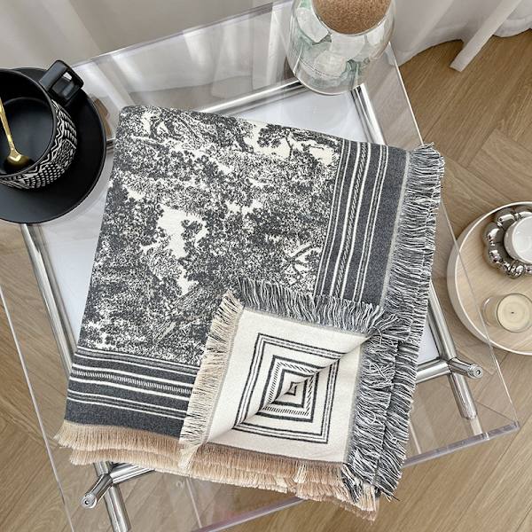 Grå, aircondition shawl kvinde efterår vinter Vintage varm sc