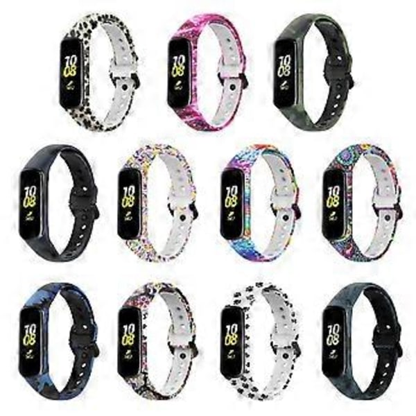 Armbånd Blødt Hudvenligt Udskiftningsarmbånd i Blød Silikone Kompatibelt med Samsung Galaxy Fit2 SM-R220 (11)