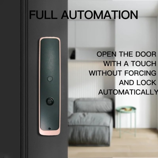 Smart dør lås, digital elektronisk, for biometrisk fingeravtrykklås, fingeravtrykk passord nøkkelfri En