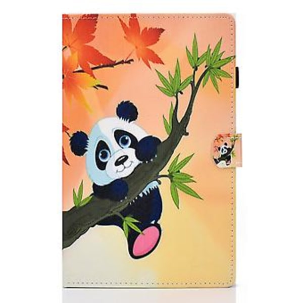 Fargetegning Etui For Samsung Galaxy Tab A9 (Bambusbjørn)