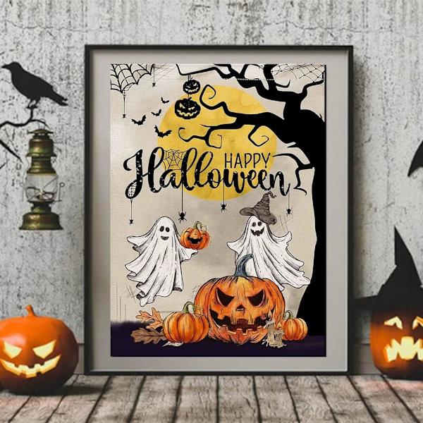 30*40cm Diamantmålning Kit, 5D DIY Diamantmålning, Halloween Cr