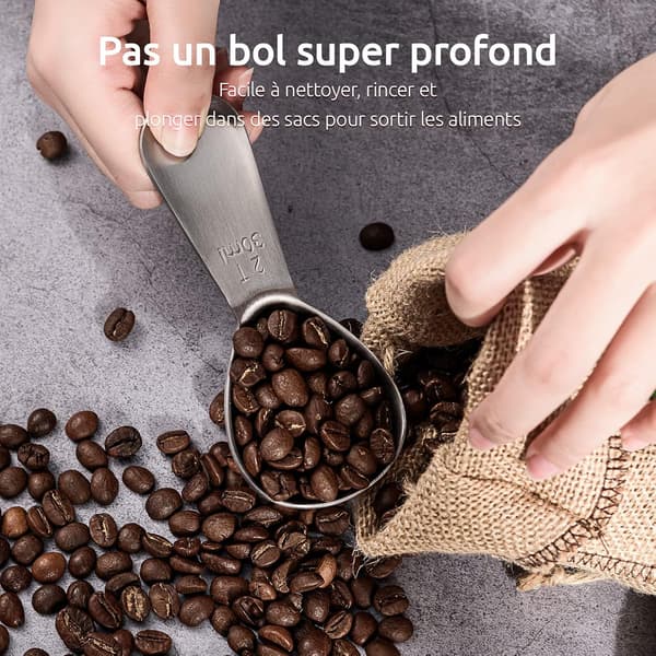 15ml&30ml Kaffeemesslöffel aus robustem 18/8 Edelstahl