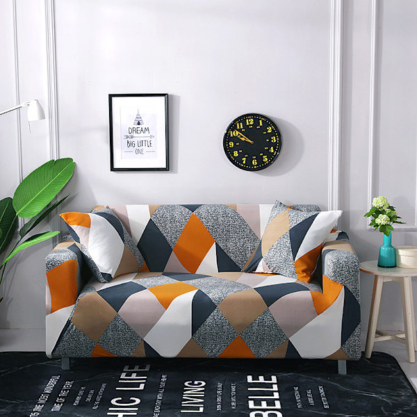 Stretch Sofa Cover Trykte Sofaovertrekk Lenestoltrekk for