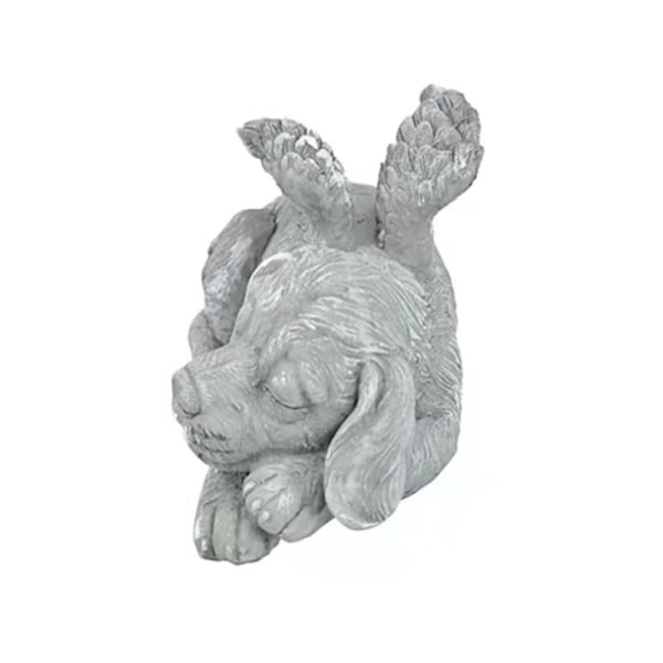 Design Toscano Hundängel Minnesmärke Gravsten Staty