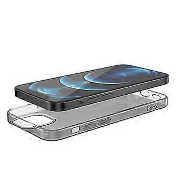 Läpinäkyvä pehmeä TPU-puhelinkotelo yhteensopiva iPhone 13 13pro pro max mini -puhelimien kanssa (iPhone 13 Musta Läpinäkyvä)