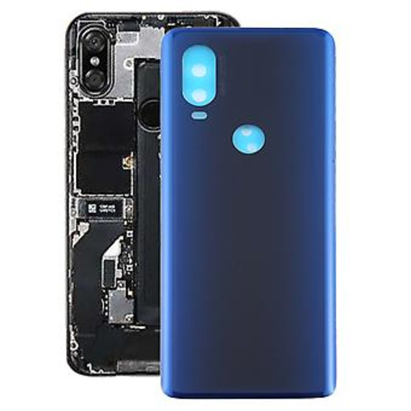 Akkutakin takakannen Motorola Moto One Vision Blue (Sininen)