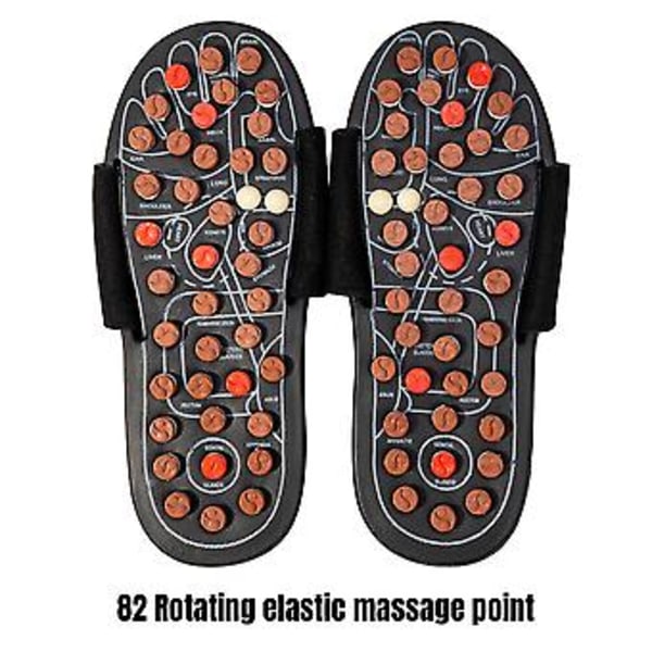1 Par Zoneterapi Sandaler Fodmassør Hjemmesko Akupressur Akupunktur Sko (42-43)