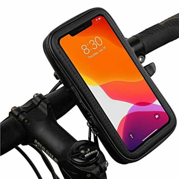 Telefonhållare Motorcykel Cykel Scooter Styre Vattentät GPS - Storlek S 150x85x25mm