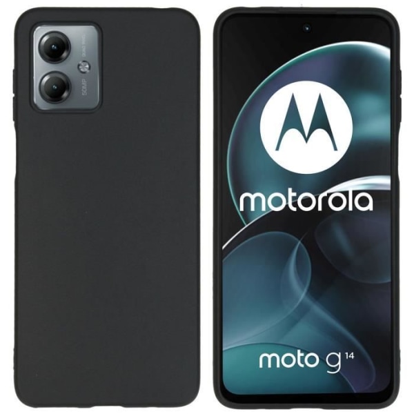 Fodral till Motorola Moto G14 - Stötsäker TPU Silikon Skyddsfodral Svart