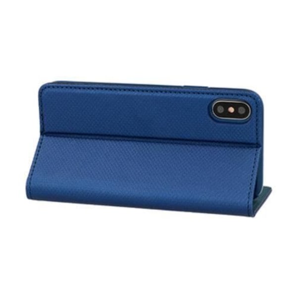 Samsung Galaxy S21 Fodral - Marinblått plånboksfodral med magnetstängning