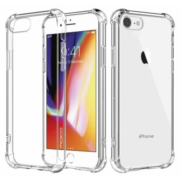 iPhone SE 2022 / SE 2020 / 8 / 7 fodral - Transparent Anti-chock Silikon TPU Fodral Fodral