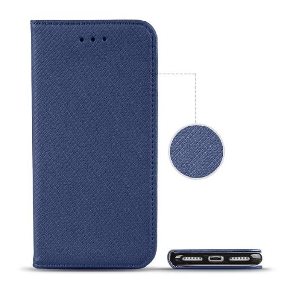 Fodral till Samsung Galaxy A14 5G - Plånboksfodral med magnetisk stängning Marinblå
