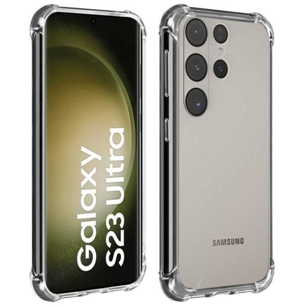 Fodral till Samsung Galaxy S23 Ultra - Transparent Anti-chock Silikon TPU Fodral Skal