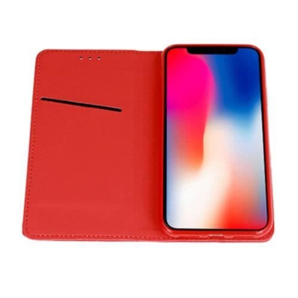 iPhone 14 Pro Fodral - Röd Plånboksfodral med magnetstängning