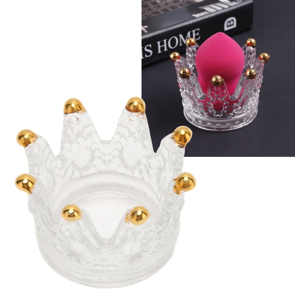 Sminksvamphållare Crown Design Blender Egg Puff Torkställ Ramställ för hemmet