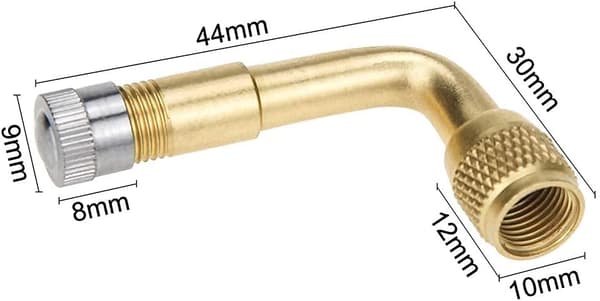 2-pak ventilforlængere, ventiladapter, ventil