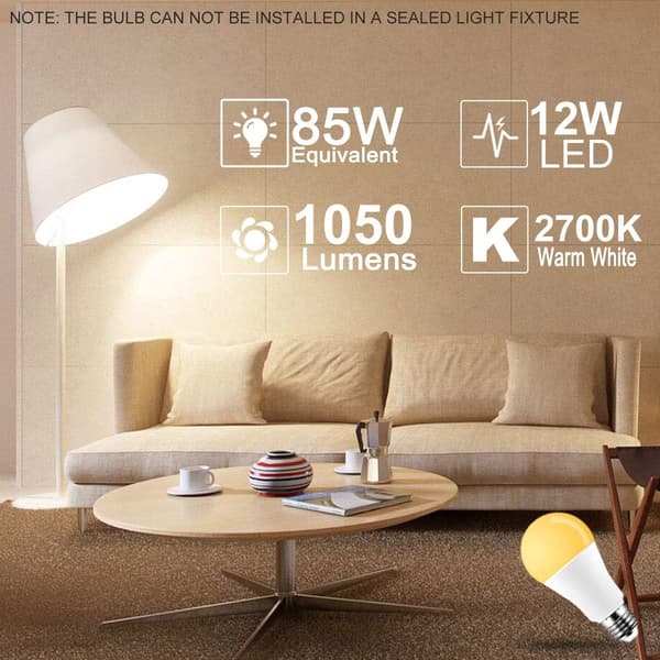 85W Ekvivalent LED-lampa Färgskiftande Dimbar E2