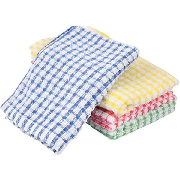 Cotton Kitchen Dish Cloths, 4 Colors, Kitchen Towel