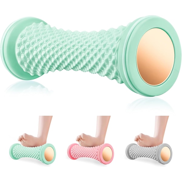 Fodmassage Rulle, Muskelrulle til Plantar Fasciitis Genopretning og Spændte Muskler Afslapning Green