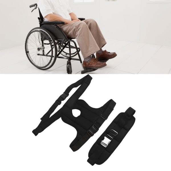 Pyörätuolin reisien turvavyön kiinnitys Turvavyötärön turvavyö pyörätuolin turvavyö musta