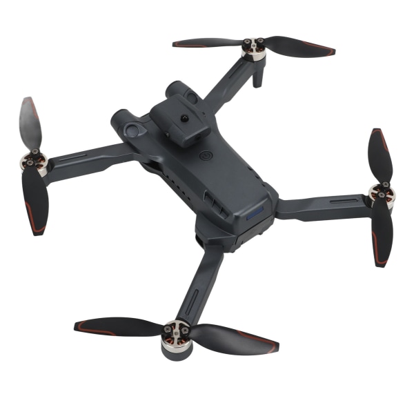 Taitettava nelikopteri älykäs HD-kaksoiskamera RC- drone harjattomalla moottorilla valokuvaukseen Tummanharmaa 6K