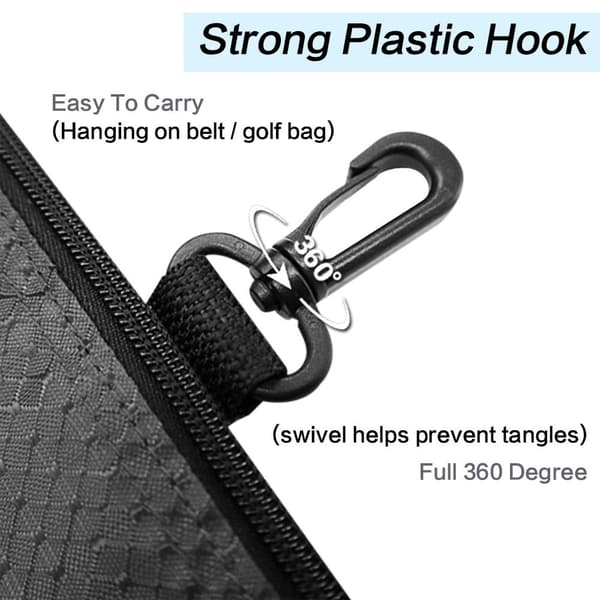 Golf Taske Golf Tee Holder SORT