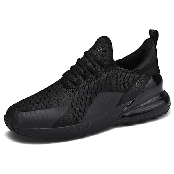 Air Max 270 løbesko til mænd - Åndbar sneaker, Sort 44 44