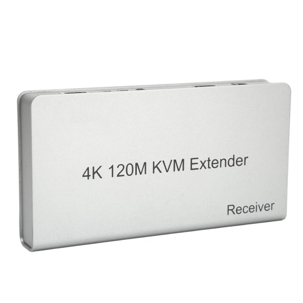 120m KVM Extender 4K 60Hz Fjärrkontroll Tangentbord Mus USB Control HD Multimedia Interface Extender för PC TV 100?240V