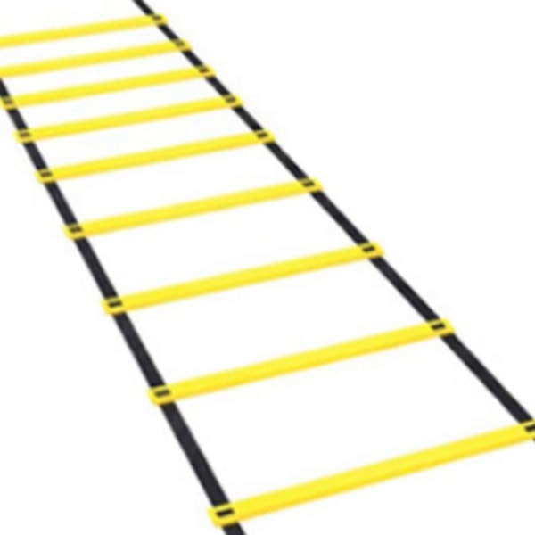 Agility Ladder 12 trinns 20 fots hastighet treningsstige utstyrssett med 10 disker bæreveske for fotballsport