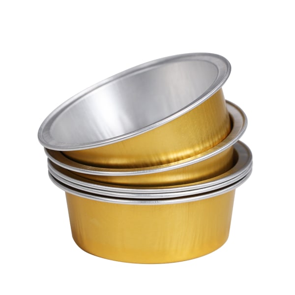Hårfjerningsverktøybeholder Gylden aluminiumsfolieskål Voksbønnesmeltende voksskål