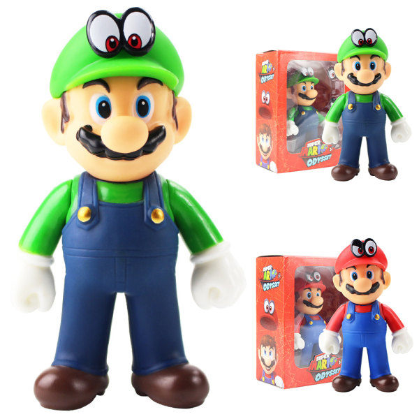 Mini Super Mario Figur PVC Actionfigur röd