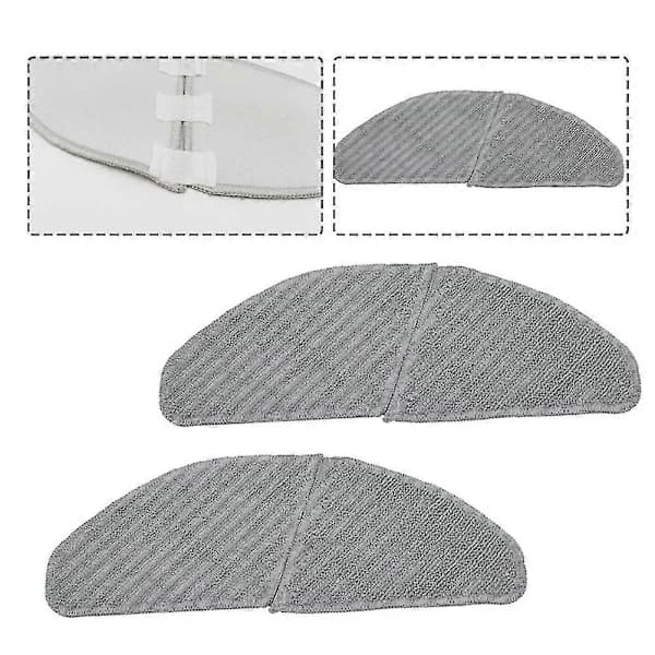 2 stk Moppekluter for Midea S8+/M7pro Robotstøvsuger Tilbehør[D]
