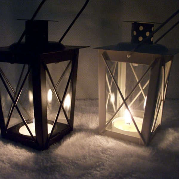 Vintage metal mini dekorative lys lanterner fyrfadslys lysestage dekoration til fødselsdagsfester Bryllup midtpunkt