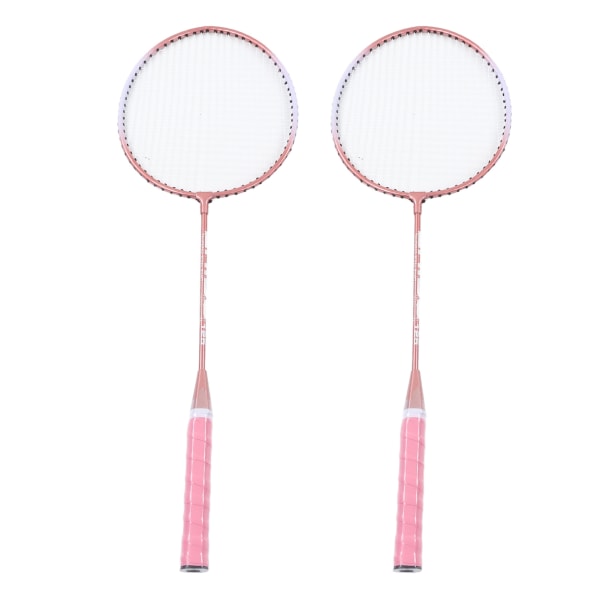 Badmintonracketer Rosa Profesjonelle Separate jernlegering Badmintonracketer for nybegynnere Studentopplæring