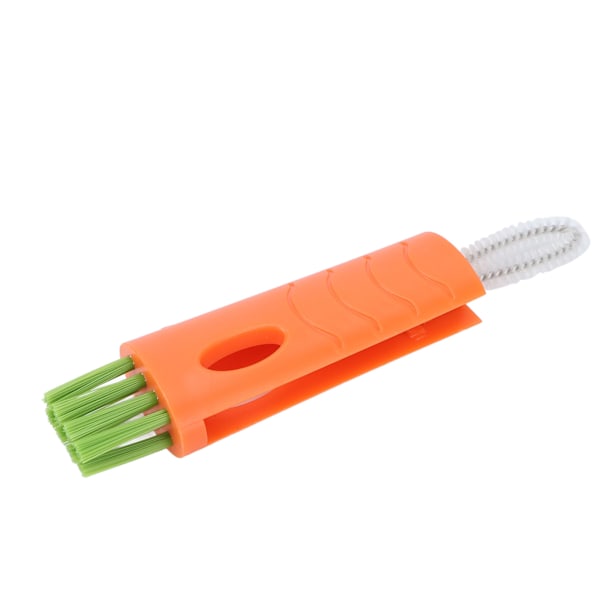 5 stk. Razor Cleaner Brush Multi Purpose Bærbar Nylon Barbermaskine Rengøringsbørste til Kop Tallerken Orange