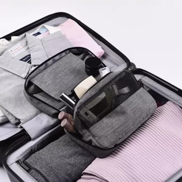 Sminkväska / Necessär / Toalettväska - Makeup Bag grå