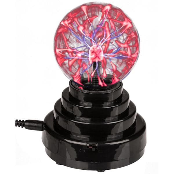 Energikuglelampe / Plasmakugle - 10 cm Sort