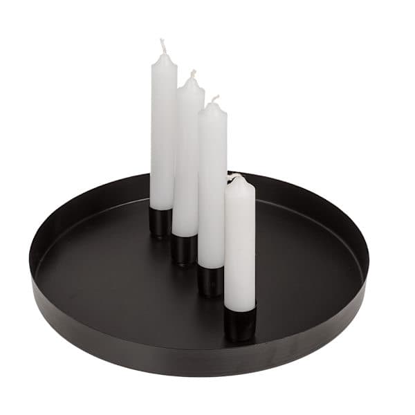 Magnetisk Ljusstake / Ljusbricka / Ljusfat - 25 cm multifärg